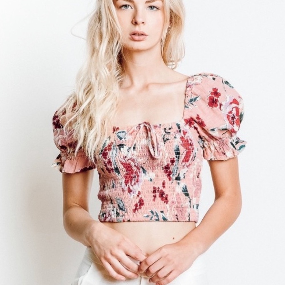 Band of Gypsies mauve crop top NWT size Xs